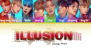 ATEEZ 에이티즈ILLUSIONColor Coded Lyrics HanRomEng [upl. by Arba]