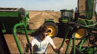 My time in Kansas with Frederick Harvesting  John deere 2010 [upl. by Ermin]