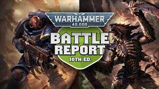 Black Templars vs Tyranids  Warhammer 40k  Battle Report Ep 43 [upl. by Idyak]