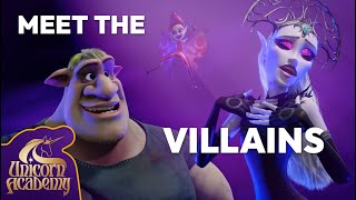 The EVIL Side of Unicorn Academy  Meet the VILLAINS  Cartoons for Kids [upl. by Mauer195]