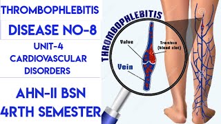 ThrombophlebitisDisease No8Unit4Cardiovascular DisordersAHNIIBSN 4rth semesterIn Urdu [upl. by Shiroma]