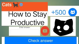 how to stay productive cats airdrop video secret code new cats airdrop [upl. by Eidahs875]