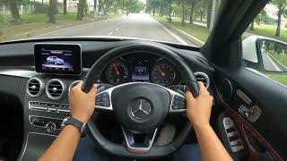 2017 Mercedes Benz C200 20L 184HP POV Test Drive  Walkaround [upl. by Nylodnew672]