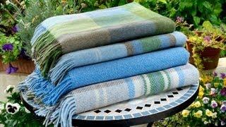 httpwwwirishhandcraftcomBlanketsThrowspurewoollenirishmade [upl. by Aldred]