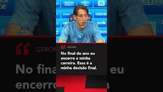 Geromel anuncia aposentadoria do futebol no fim do ano Vai deixar saudades shorts [upl. by Natek]