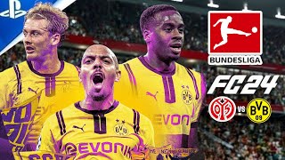 FC 24  Mainz 05 vs Dortmund  Bundesliga 2024 Full Match ft Malen Gittens Guirassy  PS5™ 4K60 [upl. by Relly794]