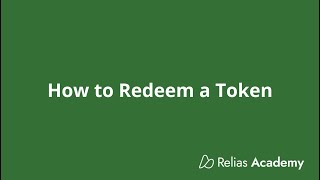 Relias Academy Redeeming Tokens [upl. by Orlando]