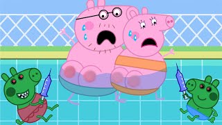 Zombie Apocalypse Zombies Appear At The Maternity Hospital🧟‍♀️  Peppa Pig PJ Mask Funny Animation [upl. by Fenn]