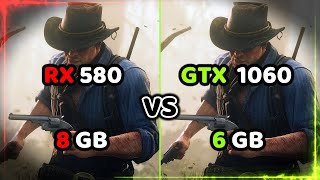 RX 580 8GB vs GTX 1060 6GB  Test in Top 10 Games  2023 [upl. by Tucky325]