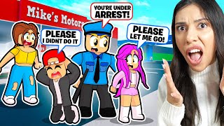 MY KIDS GOT ARRESTED YOU WONT BELIEVE WHY Roblox [upl. by Aimar]