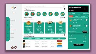 POS Restaurant Food Ordering Dashboard UI Design [upl. by Mora]