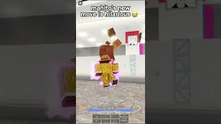 MAHITOS MOVES ARE HILARIOUS IN ROBLOX 💀💀🙏🙏 shorts jujutsukaisen jujutsushenanigans mahito [upl. by Ardnik313]