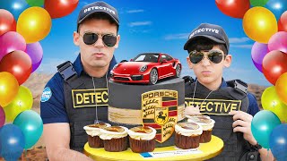 Jason Birthday of Alex with Detective Porsche Cake [upl. by Emmott]