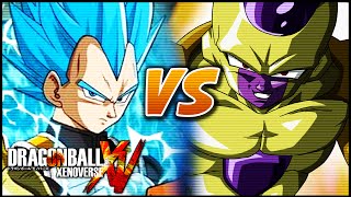 Mastered SSJ God Vegeta vs Golden Frieza Resurrection of F Mod  Dragonball Xenoverse【HD】 [upl. by Atsahc]