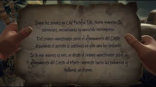 Sea of Thieves  Acertijo Old Faithful Isle  Sigue las señales en [upl. by Eeliram]