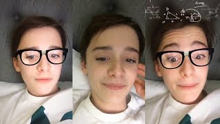 Noah Schnapp  Instagram Live Stream  16 November 2017 latewatcher FULL [upl. by Byrann166]