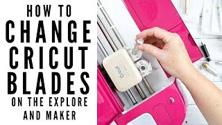 How to Change Cricut Blades [upl. by Kepner566]