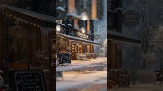 Winter Night Jazz ❄ Christmas Ambience winterjazz christmas smoothjazzbgm jazzmusic [upl. by Jurkoic]