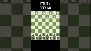 Italian Opening in Chess😱😱 [upl. by Kolb]