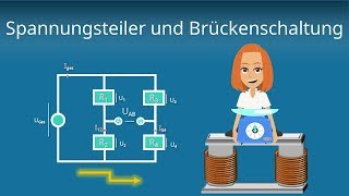 Brückenschaltung Wheatstone Brücke und Spannungsteiler berechnen [upl. by Navert4]