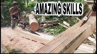 How to cut wood using a chainsaw chainsawstihl stihlgermany treefelling [upl. by Ellesig]