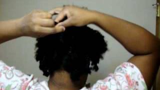 How To Remove a Knot from 4B Hair with Care 710 [upl. by Halstead]