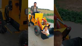 Household agricultural small loader Loader SmallLoader Forklift MadeinChina [upl. by Esyak]