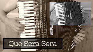 Accordion Que Sera Sera Whatever will be [upl. by Hennahane]