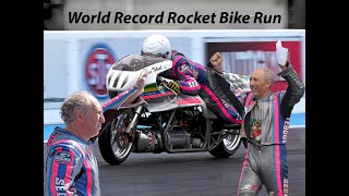 THE FASTEST BIKE IN THE WORLD Eric Teboul World Record Rocket Bike Run 4K [upl. by Tabb68]