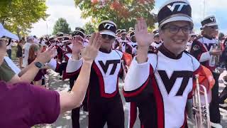 Marching Virginians Walk to Victory VT vs Rutgers September 21 2024 [upl. by Nelluc]