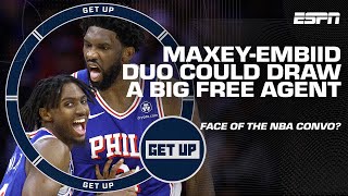 Tyrese Maxey is ANCHORING Joel Embiid to Philadelphia 🗣️  Brian Windhorst  Get Up [upl. by Alicec]