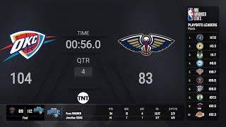 Thunder  Pelicans Game 4  NBAPlayoffs presented by Google Pixel Live Scoreboard [upl. by Radbourne]