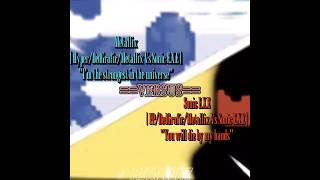 Metallix Vs Sonic EXE edit vsbattle sonic vs fyp animation by DedGrafic [upl. by Oaht]