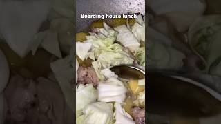 Our simple boarding house lunch boardinglife boardinglife cooking [upl. by Anelah171]