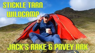 Lake District Wildcamp At Stickle Tarn  Jacks Rake amp Pavey Ark [upl. by Hilary262]