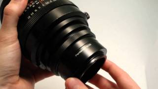 Cinema Style CarlZeiss Sonnar 18028 MC [upl. by Roti]