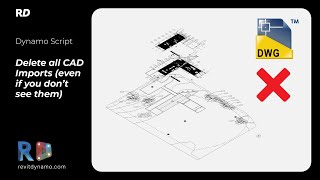 Dynamo Script Delete CAD Files [upl. by Cerell]