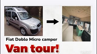 Micro camper van tour [upl. by Dorahs]