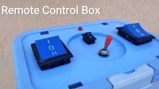 How to Make a Remote Control Box for Operating Robotics Car  Application of DPDT Switch [upl. by Baxy]