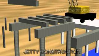 Jetty construction mpeg2video [upl. by Leinnad]