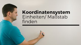 Koordinatensystem EinheitenMaßstab finden Lineare Funktion Wertetabelle  Mathe by Daniel Jung [upl. by Muire]