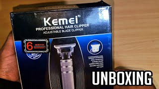 Kemei Professional hair Clipper Unboxing [upl. by Kcirdec]