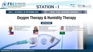 FRCSC Riyadh 2024  Day  2  STATION  1 Oxygen Therapy amp Humidity Therapy [upl. by Ilzel846]