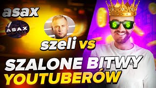 SZALONE BITWY YOUTUBERÓW Z SZELIGA I ASAXEM [upl. by Jesse761]