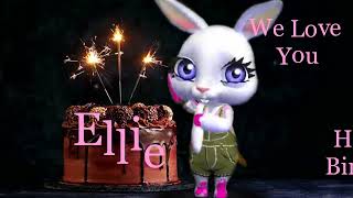 Ellie Birthday Song  Happy Birthday Dear Ellie [upl. by Adnilav]