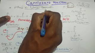 Cannizzaro reaction mechanismtamilSANTHOSHCHEMISTRY [upl. by Nickelsen]