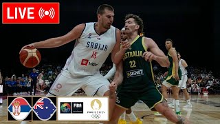 🇺🇸 USA vs Serbia 🇷🇸  Mens basketball FULL Semifinal  Paris Replays [upl. by Suirradal]