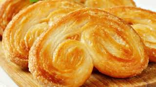 La recette palmier sucré LA PLUS FACILE ET RAPIDE palmier recipe [upl. by Yenahteb]