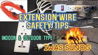 Extension Cord Outlet Safety Tips  Iwas Sunog  Local Electrician [upl. by Miharbi]