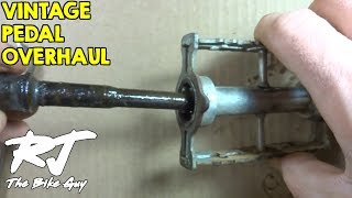 How To Overhaul Vintage SchwinnAtom 440 Bike Pedals  CleanLubeNew Bearings [upl. by Gimpel748]